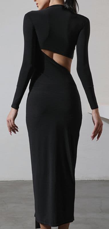 ダンスウェア・ラテンドレス/ワンピース【黒・Ｓサイズ】新品