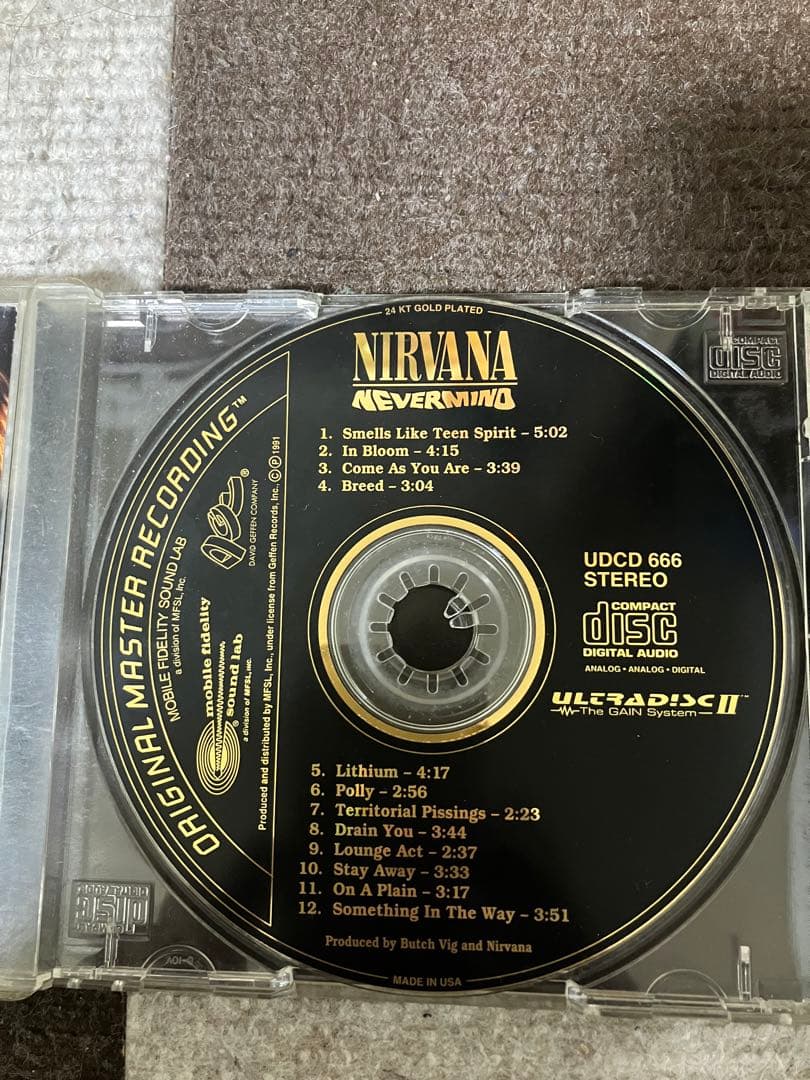 NIRVANA NEVERMIND CD オリジナルマスターレコーディング☆