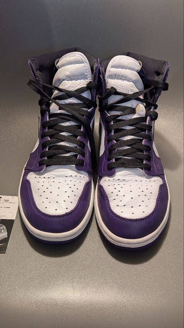 シューズ(男性用) NIKE AIR JORDAN 1 HIGH OG COURT PURPLE