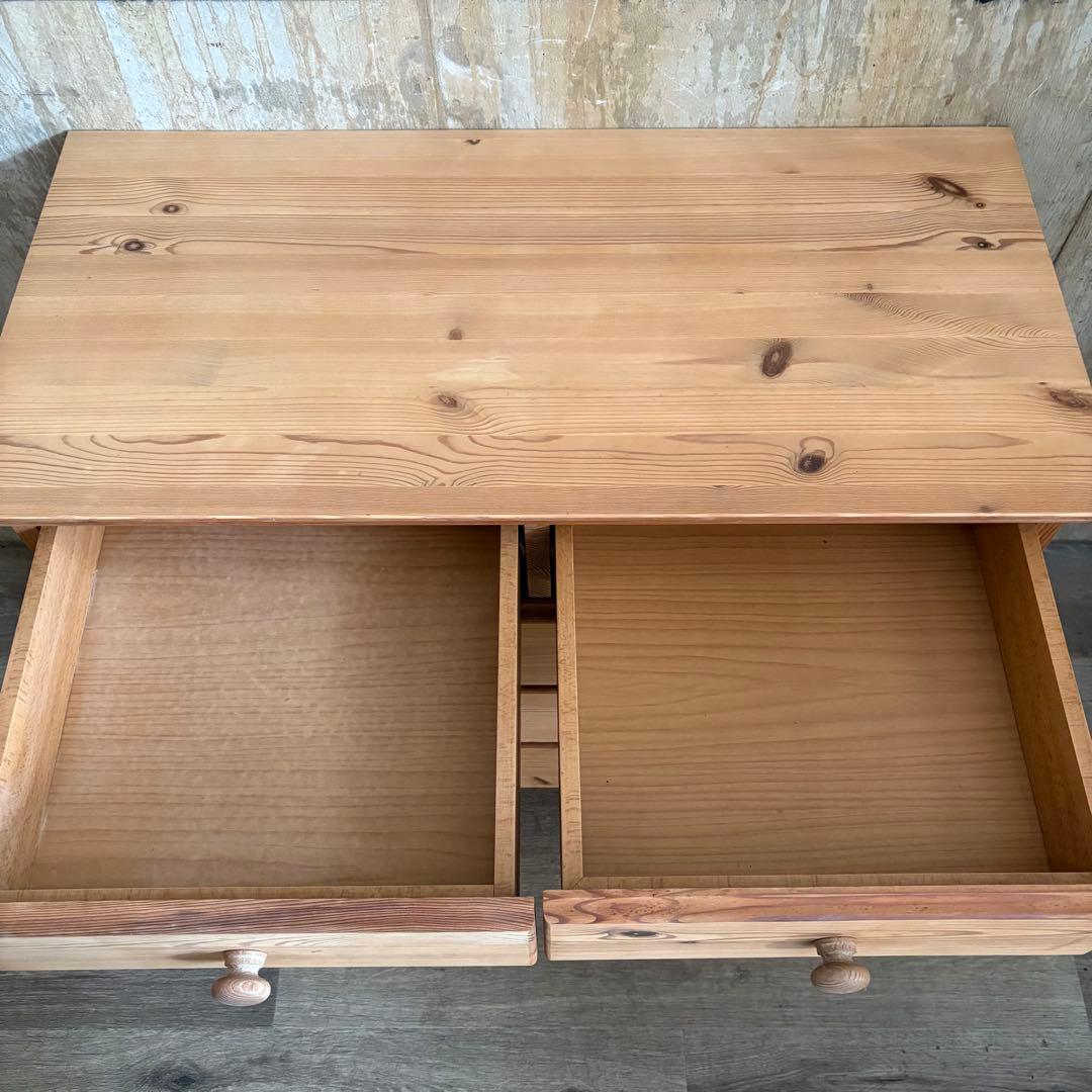 パイン材　カントリースタイル　ミドルチェスト