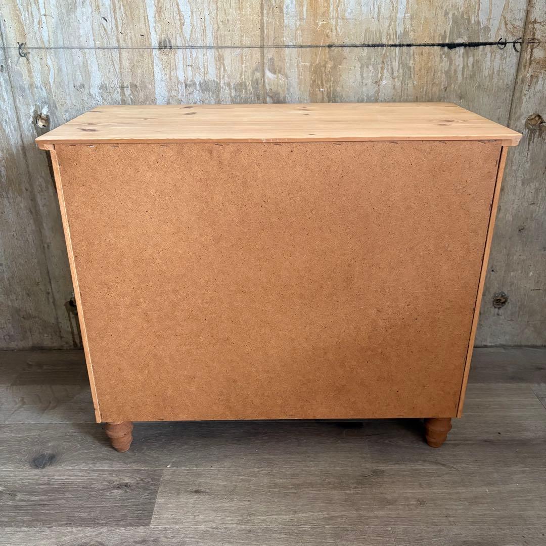 パイン材　カントリースタイル　ミドルチェスト