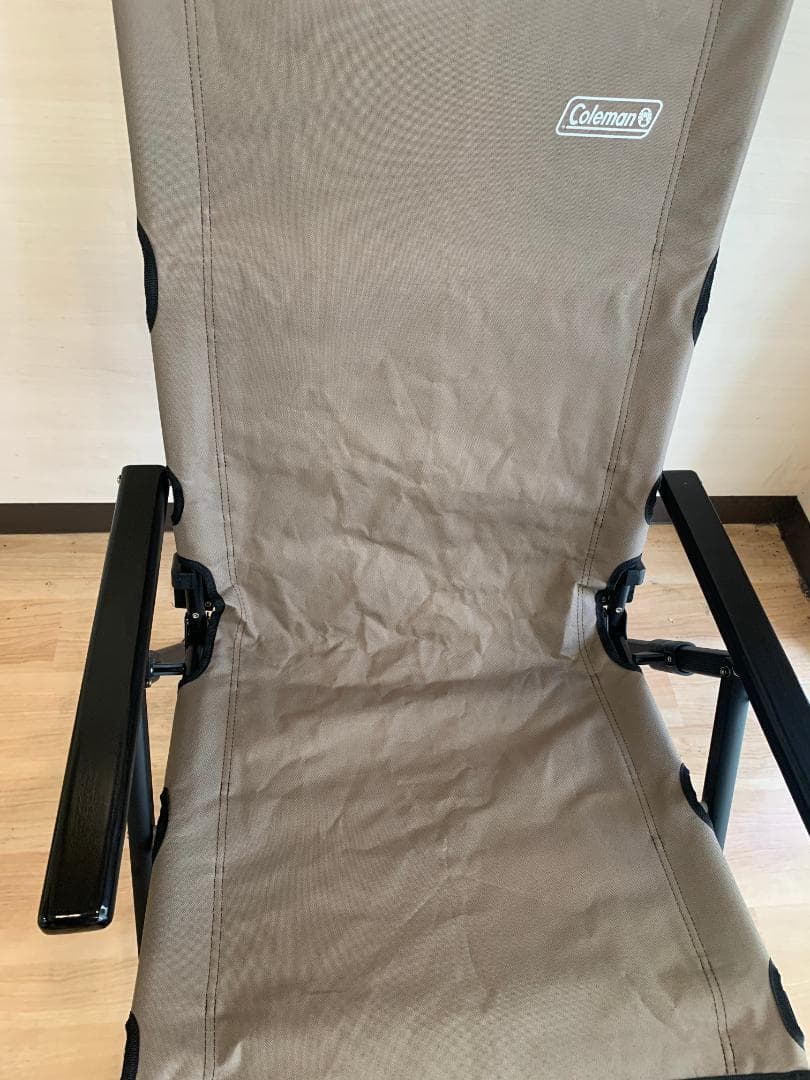sun sun 。2脚セット。コールマン レイチェア　グレージュ　2回使用