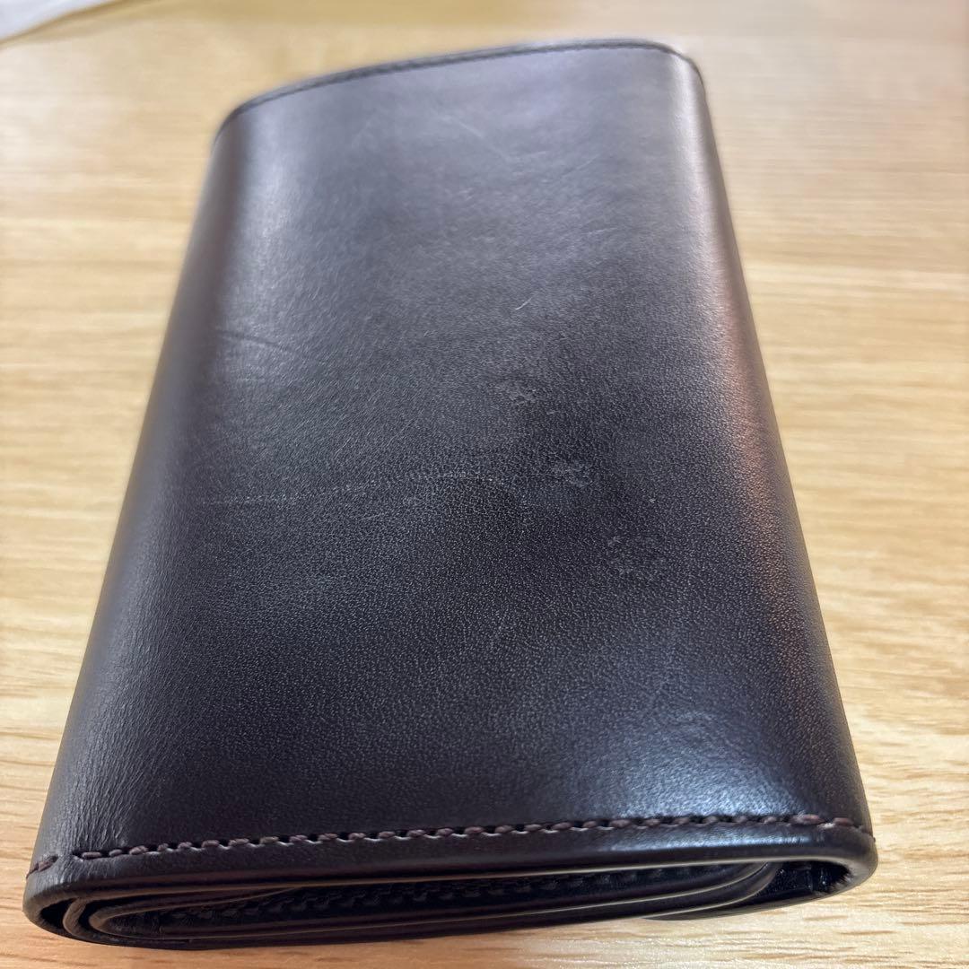 WILD SWANS バーン　三つ折り財布 ブラック
