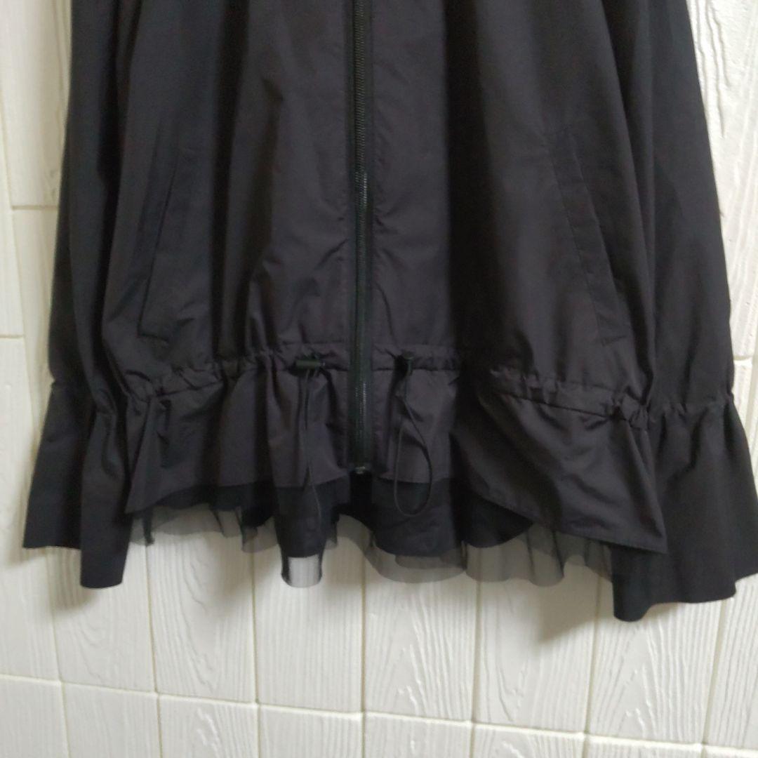 チャコット バランス タフタフリル ジャケット　 M ブラック 撥水 防風