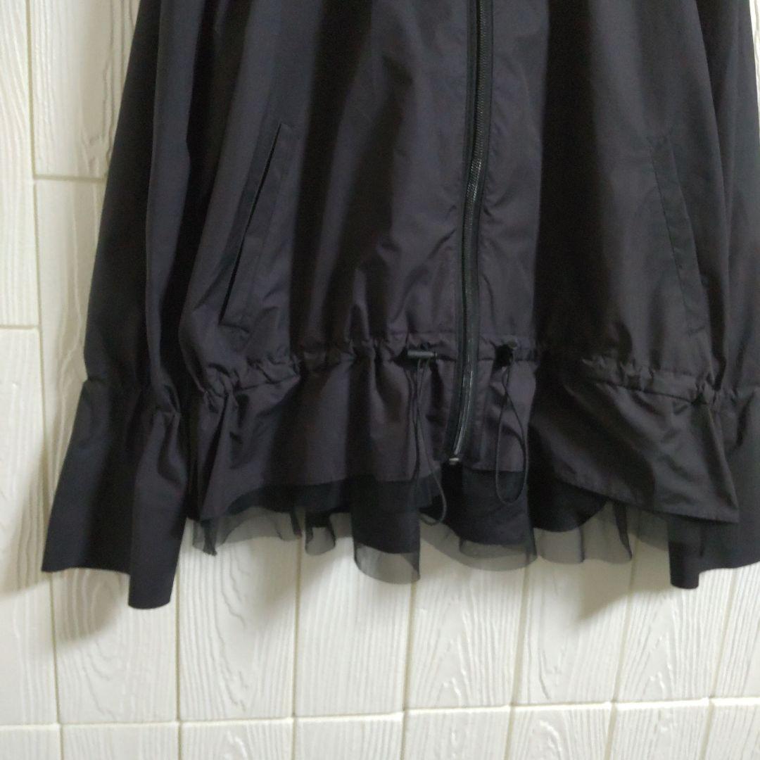 チャコット バランス タフタフリル ジャケット　 M ブラック 撥水 防風