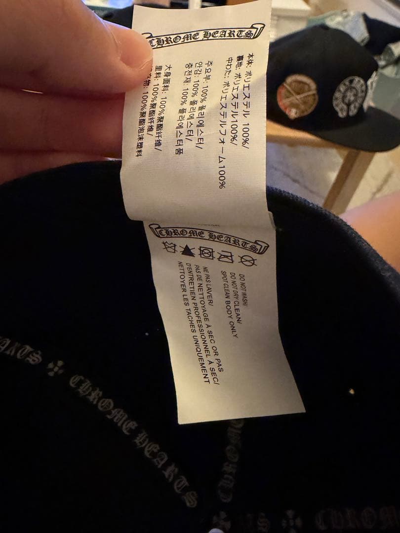 CH刺繍ネイビーキャップ