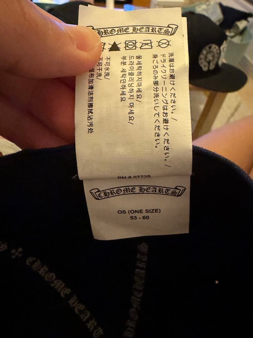 CH刺繍ネイビーキャップ