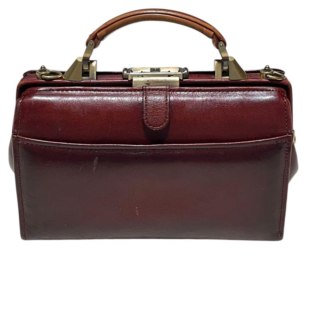 atelierCODEL レザー ミニダレスバッグ ダークブラウン