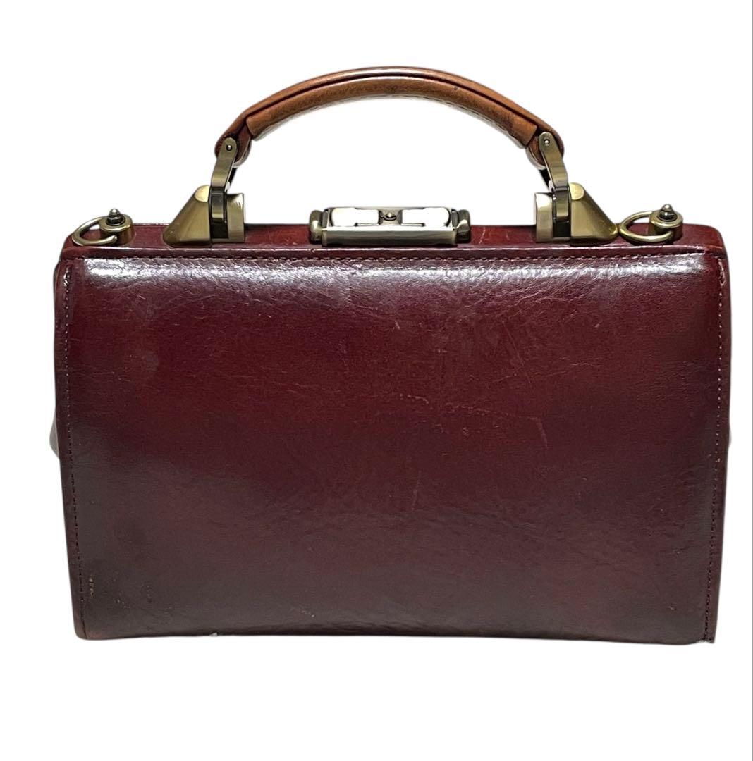 atelierCODEL レザー ミニダレスバッグ ダークブラウン