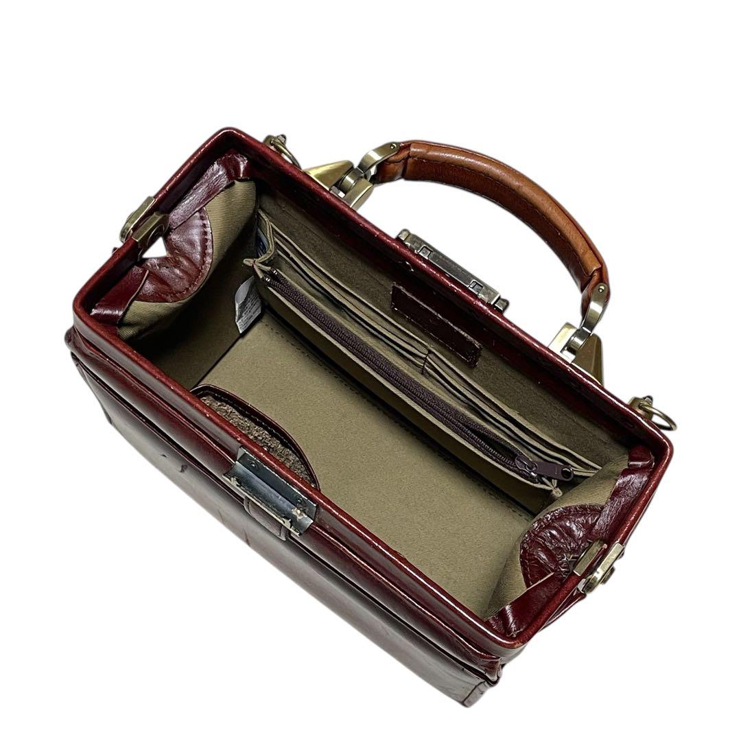 atelierCODEL レザー ミニダレスバッグ ダークブラウン