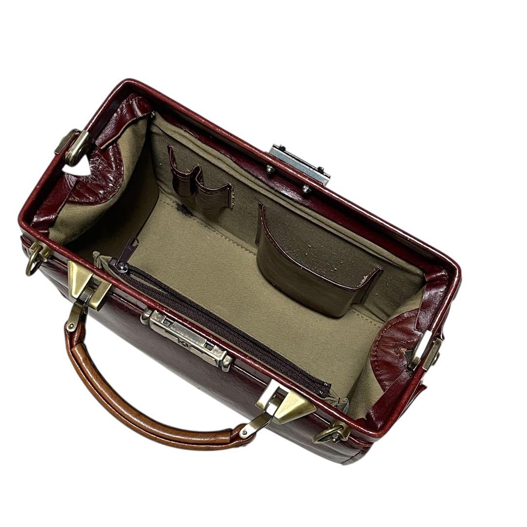 atelierCODEL レザー ミニダレスバッグ ダークブラウン