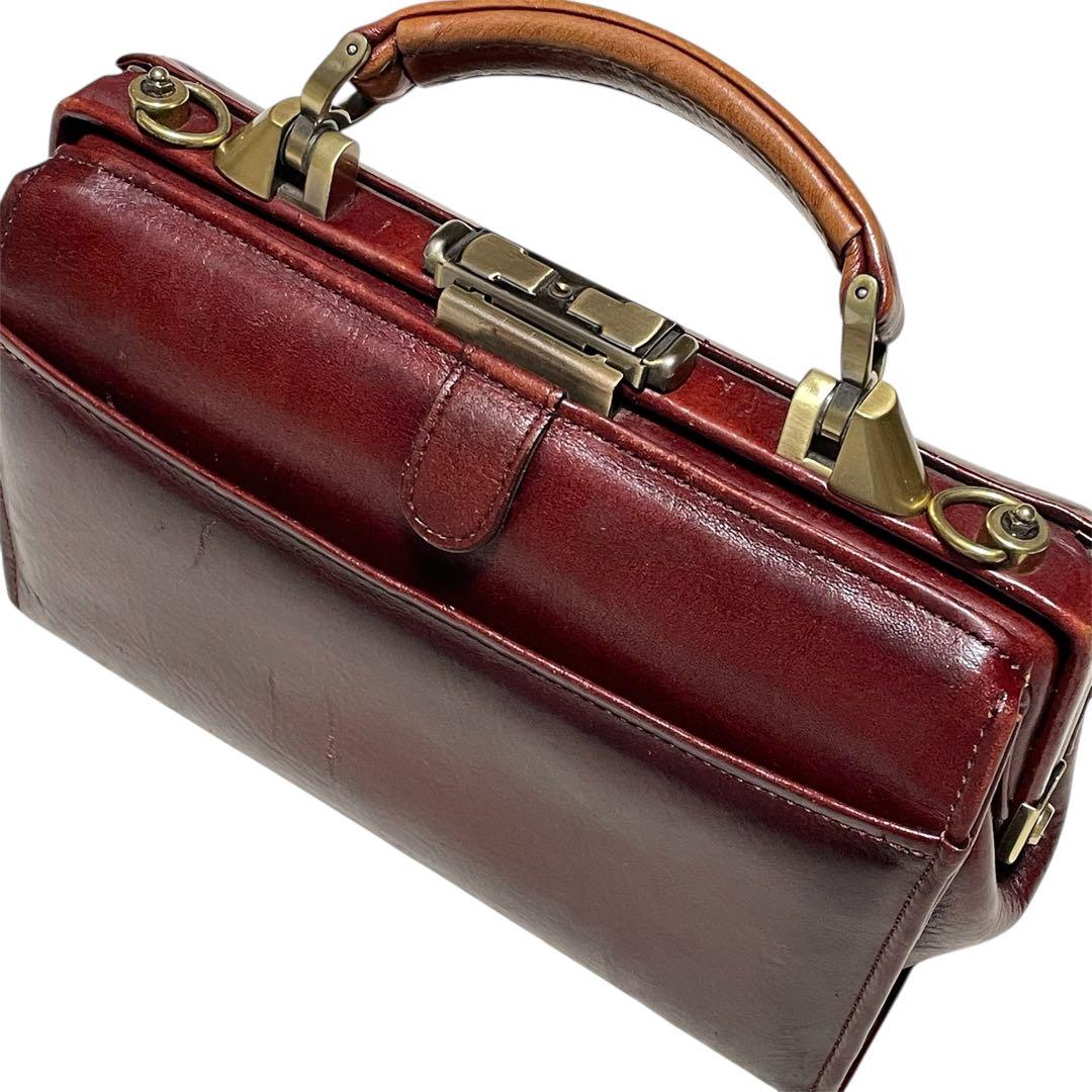 atelierCODEL レザー ミニダレスバッグ ダークブラウン