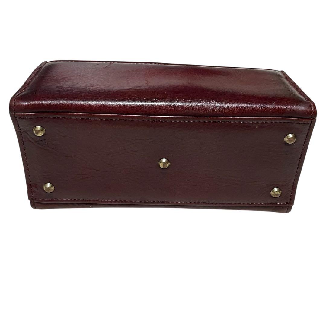 atelierCODEL レザー ミニダレスバッグ ダークブラウン