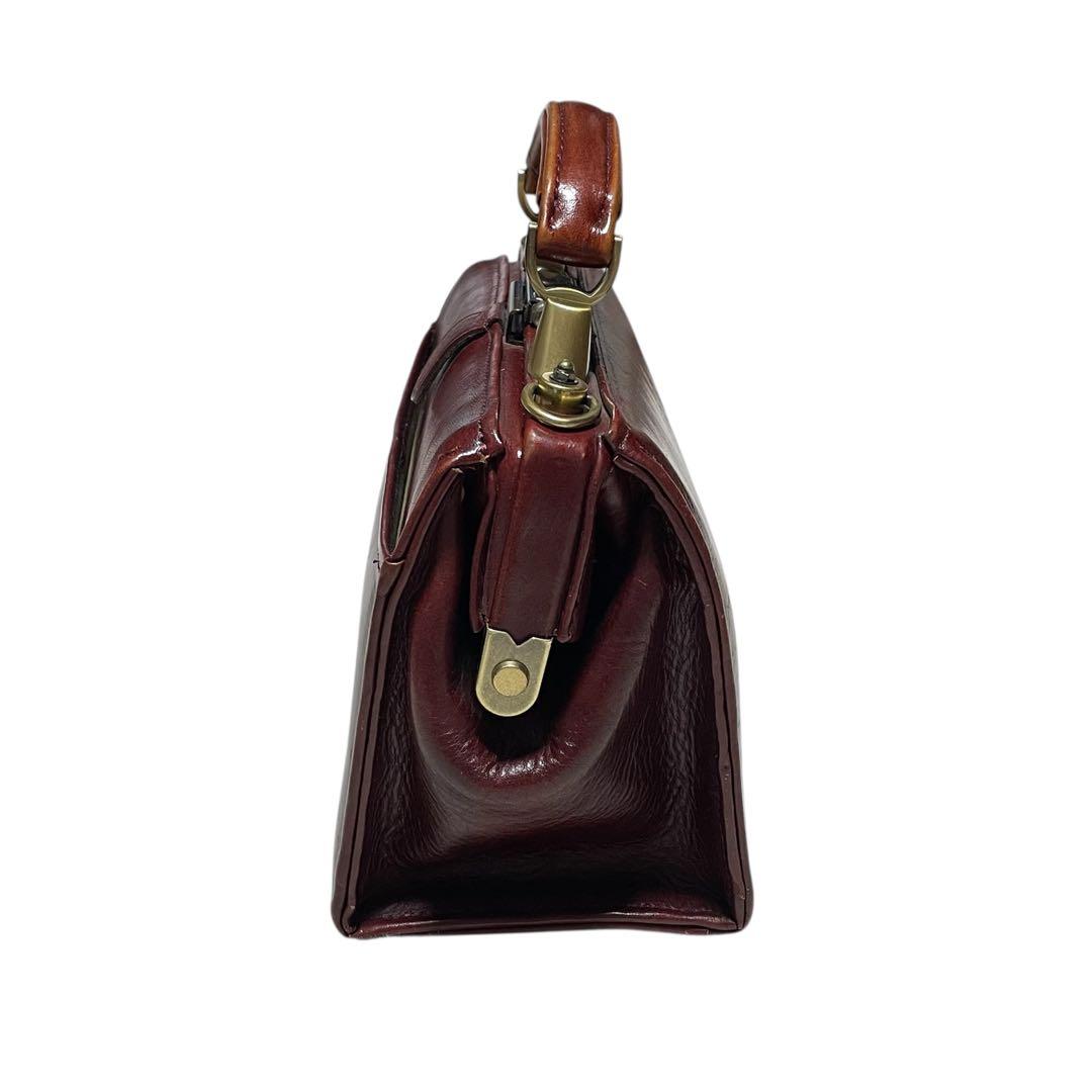 atelierCODEL レザー ミニダレスバッグ ダークブラウン