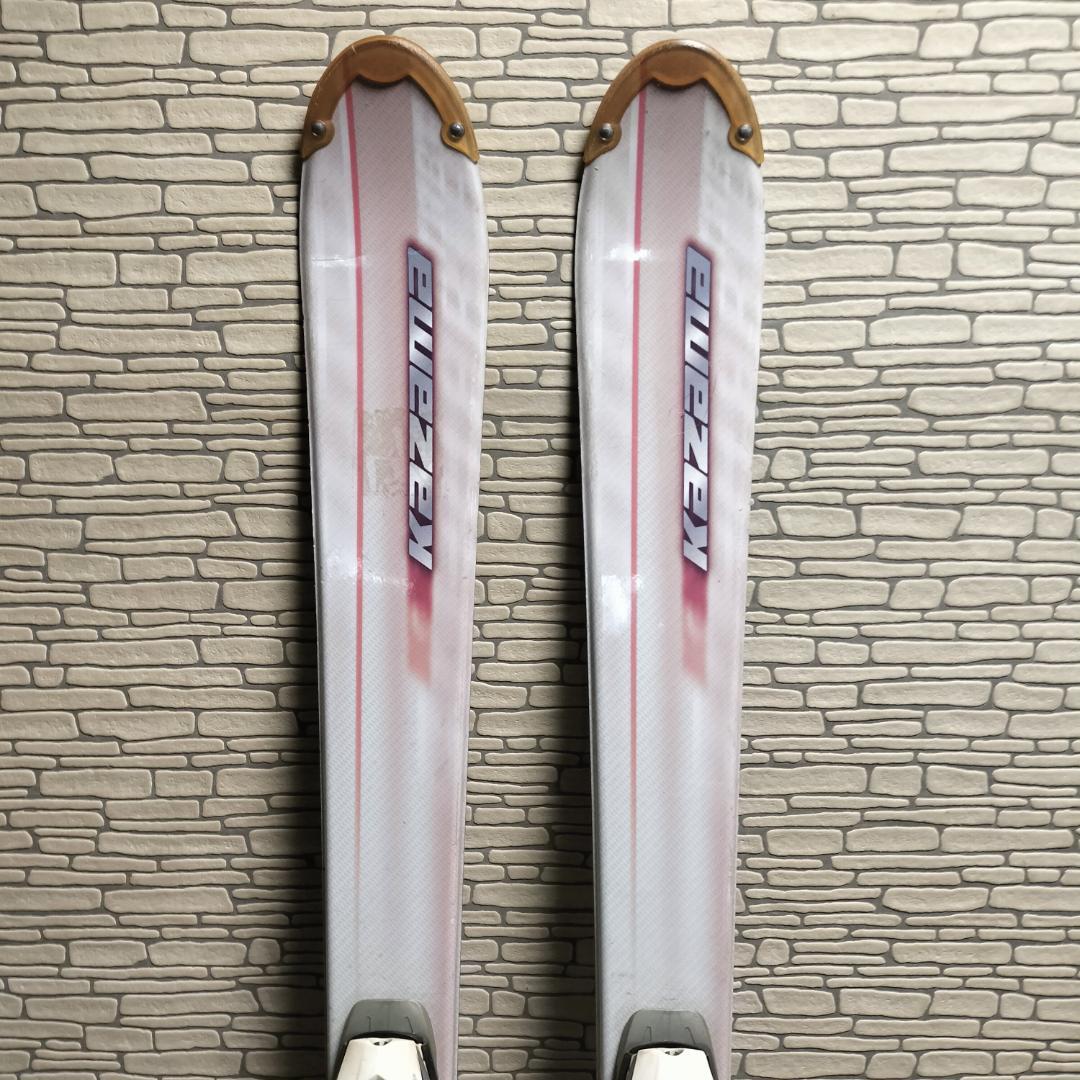 Kazama スキー板 RIABLID 137cmストック 3点セット