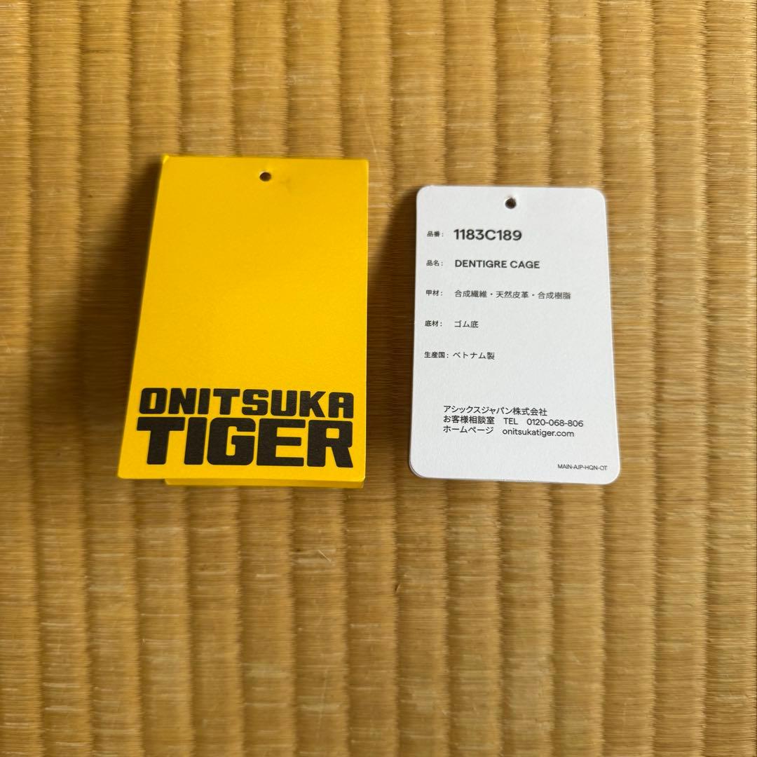 オニツカタイガー DENTIGRE CAGE デンティグレ ケージ BLACK