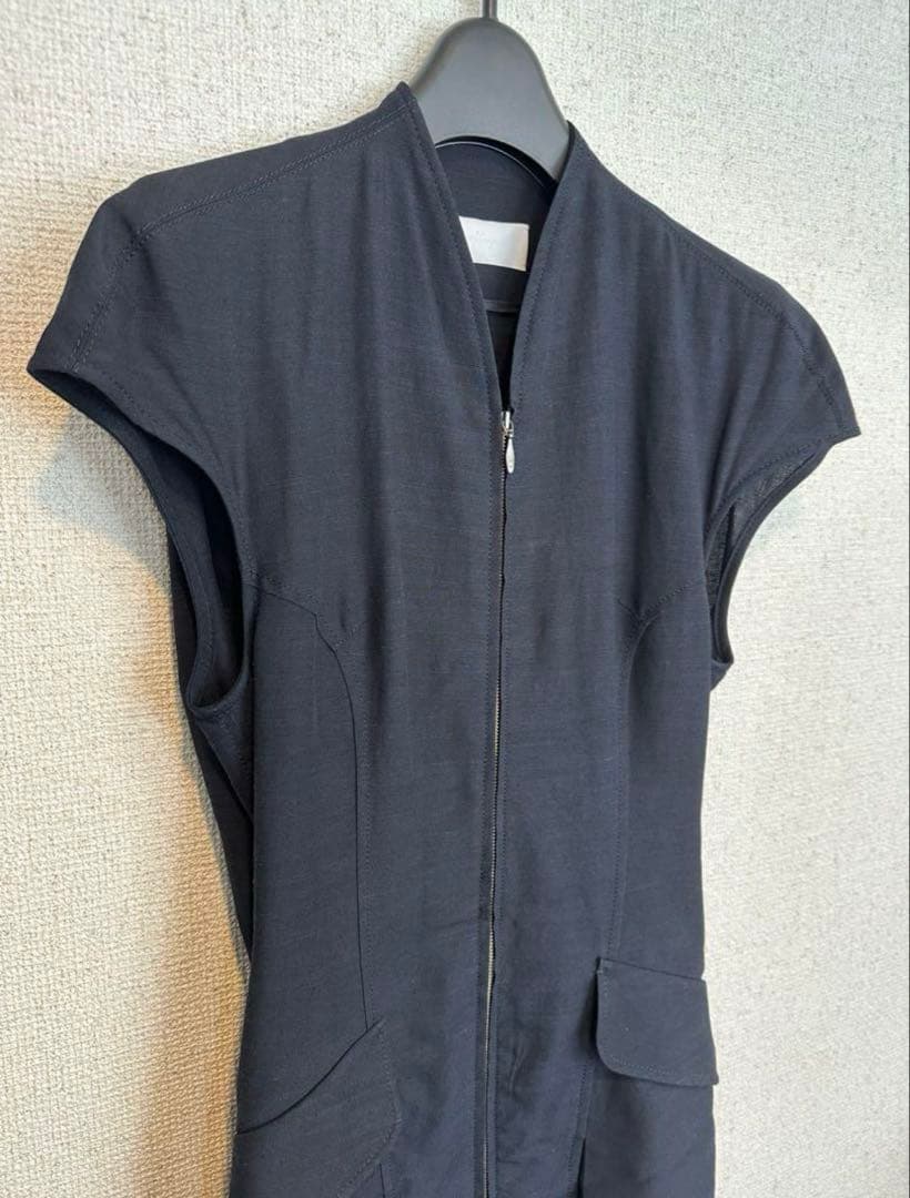 【美品】Mame Kurogouchi レーヨンヘンプジャンプスーツ