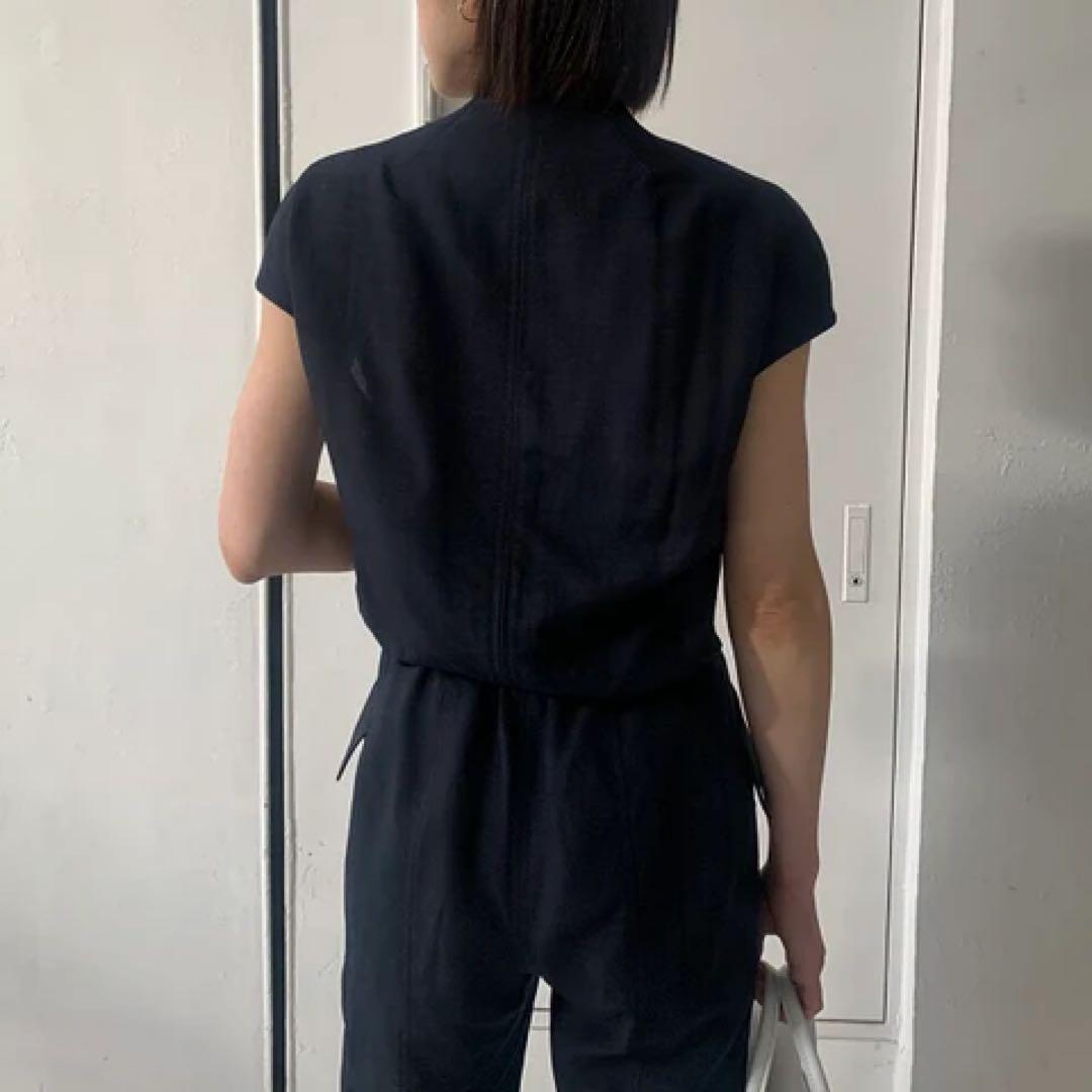 【美品】Mame Kurogouchi レーヨンヘンプジャンプスーツ