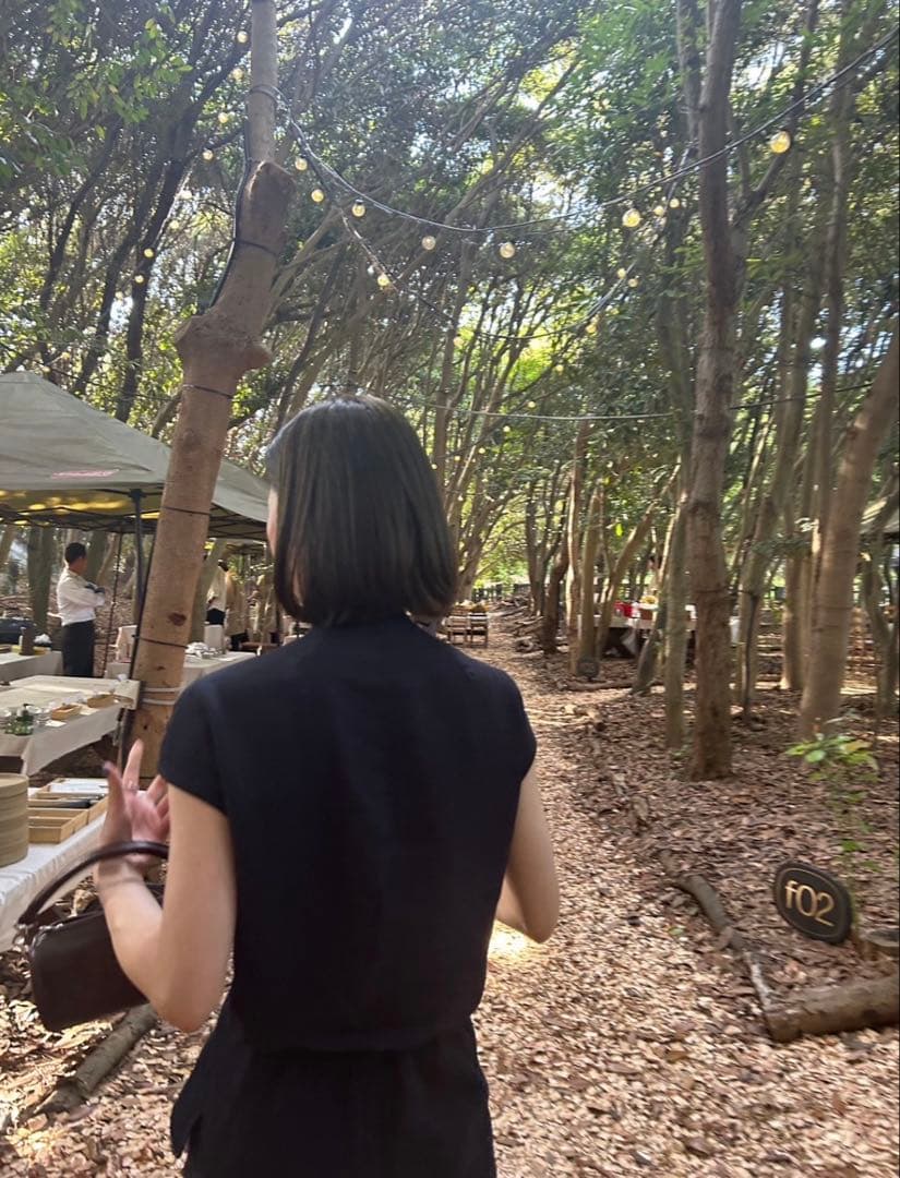 【美品】Mame Kurogouchi レーヨンヘンプジャンプスーツ