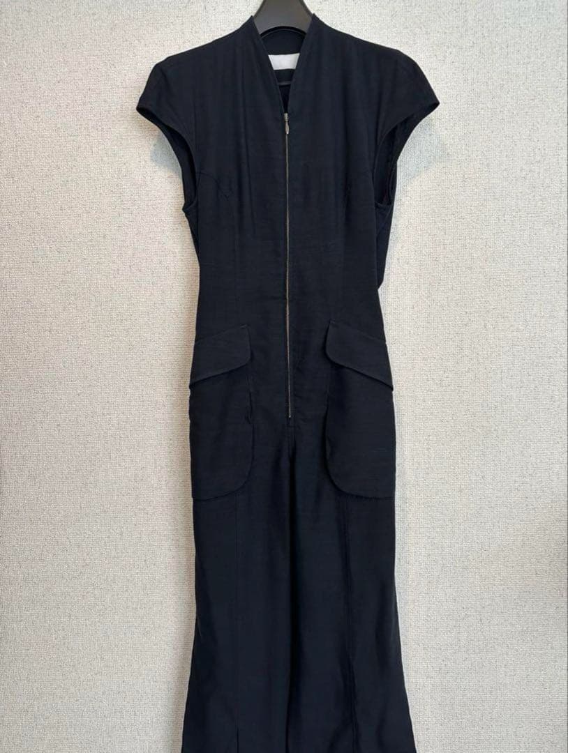 【美品】Mame Kurogouchi レーヨンヘンプジャンプスーツ