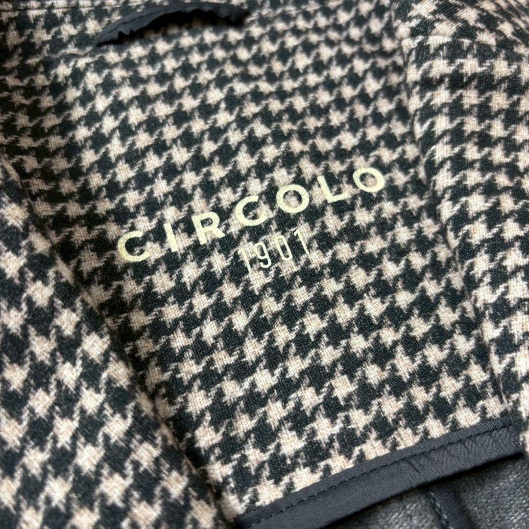 【極美品】CIRCOLO1901 テーラードジャケット 千鳥格子 50