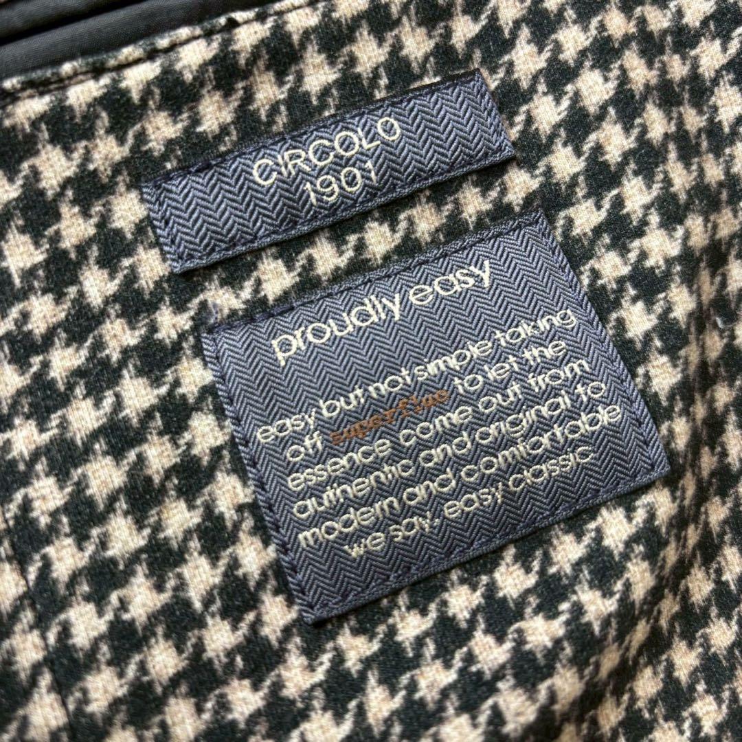 【極美品】CIRCOLO1901 テーラードジャケット 千鳥格子 50