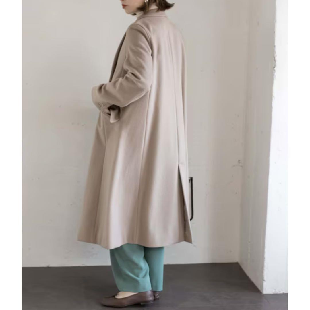 未使用✨アーバンリサーチロッソ カシミヤ混 ウールコート 36