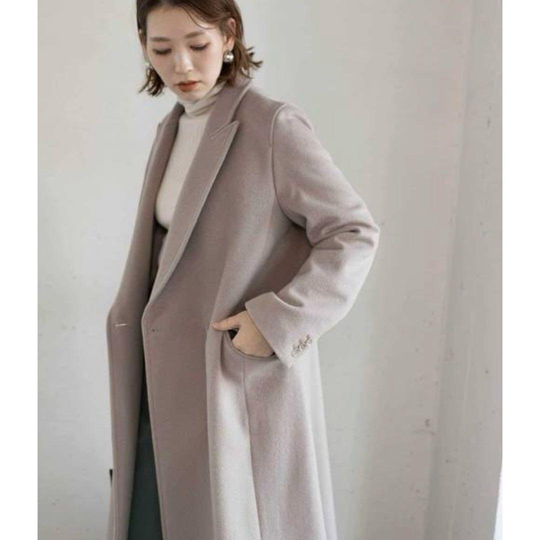 未使用✨アーバンリサーチロッソ カシミヤ混 ウールコート 36