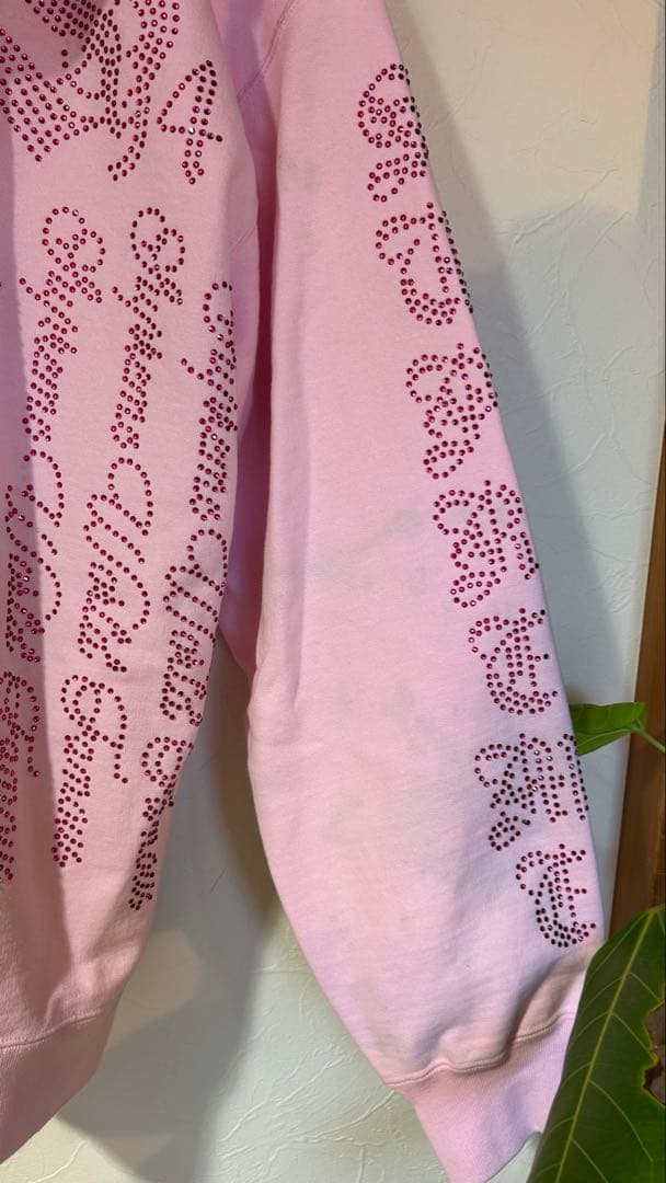 Supreme ラインストーンパーカー M