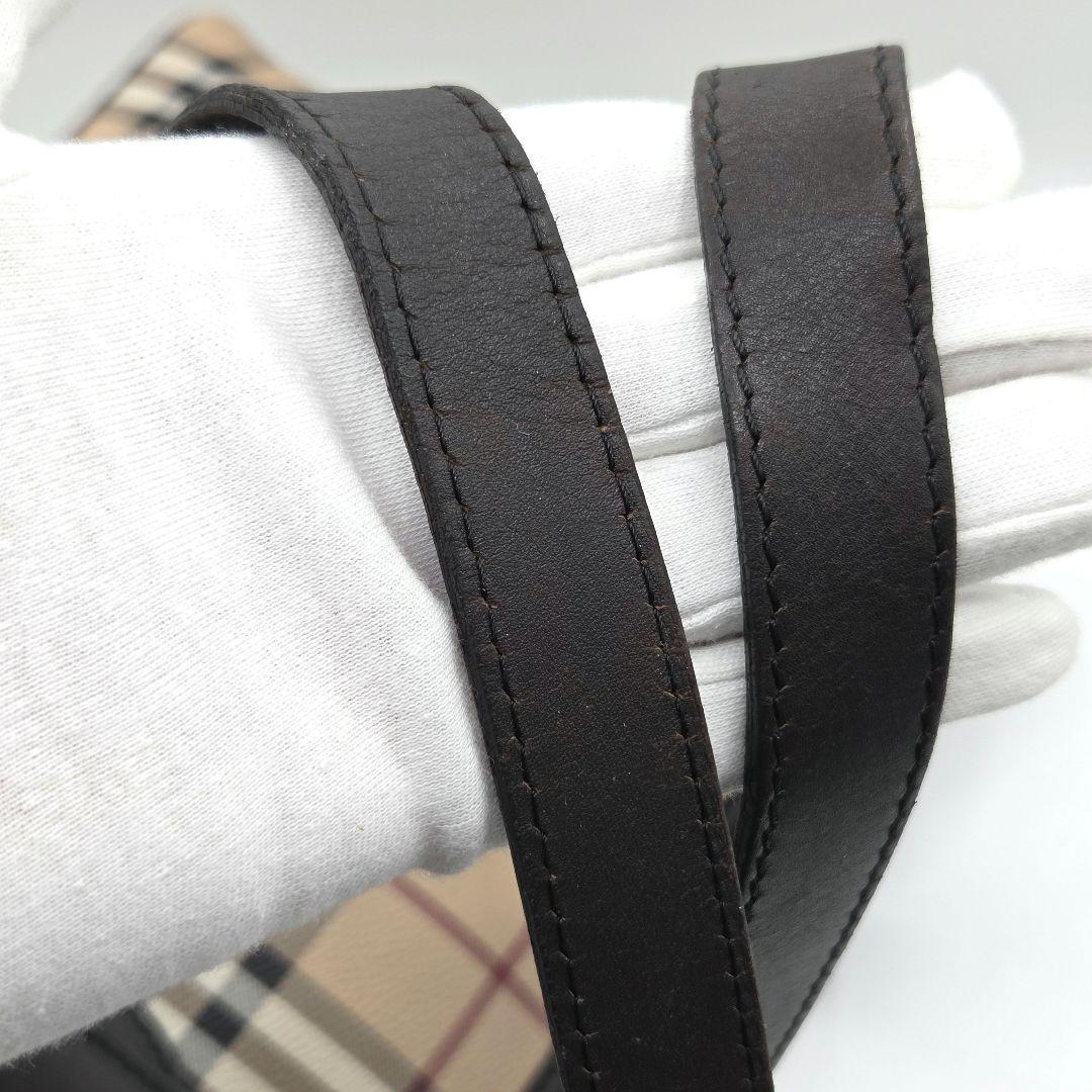 BURBERRY 近年モデル トートバッグ ノバチェック シャドーホース PVC