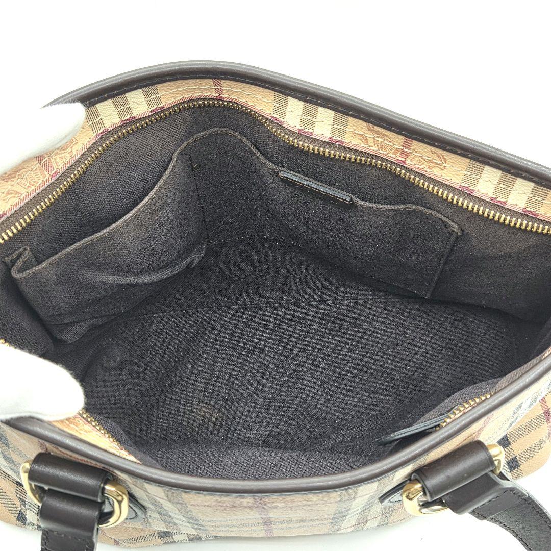 BURBERRY 近年モデル トートバッグ ノバチェック シャドーホース PVC