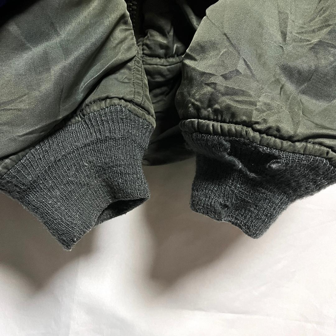 70's 米軍実物 USAF 空軍 MA-1フライト ジャケット L