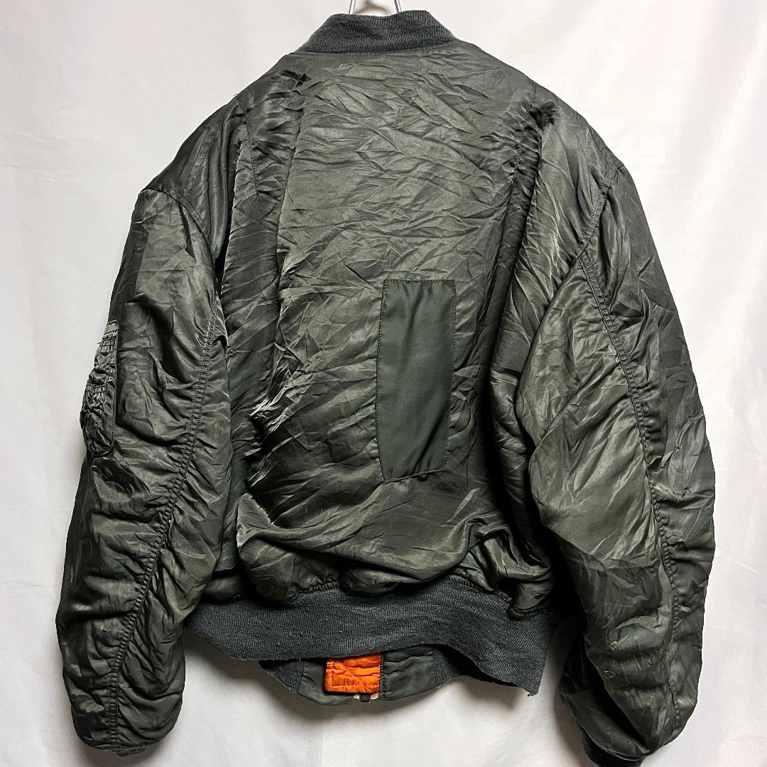 70's 米軍実物 USAF 空軍 MA-1フライト ジャケット L