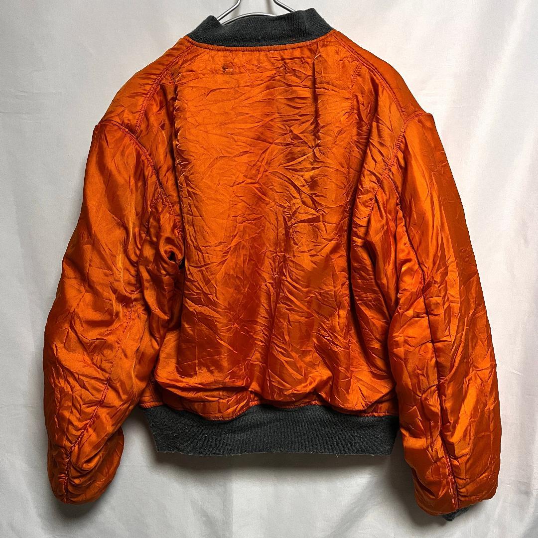 70's 米軍実物 USAF 空軍 MA-1フライト ジャケット L