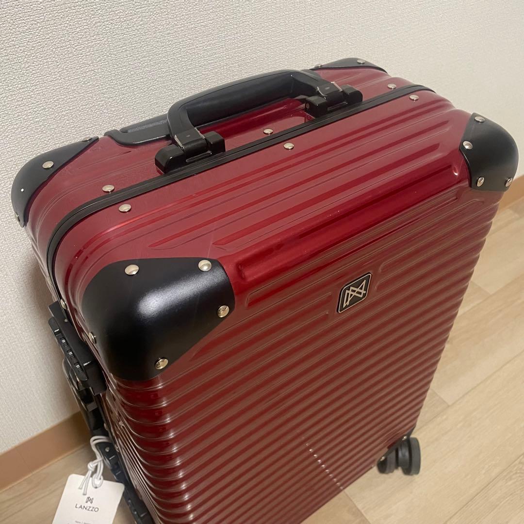 【新品】LANZZO 高級スーツケース リモワ好きに人気 34L 機内持ち込み