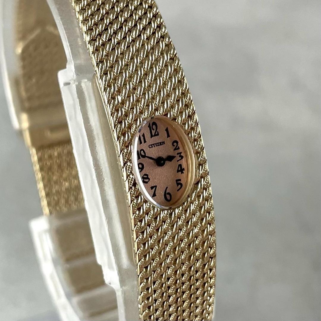 【稼働】CITIZEN クロスシー ソニア・パーク監修 ゴールド レア クオーツ