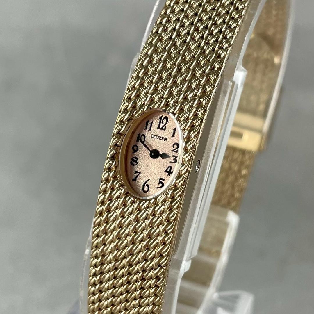 【稼働】CITIZEN クロスシー ソニア・パーク監修 ゴールド レア クオーツ