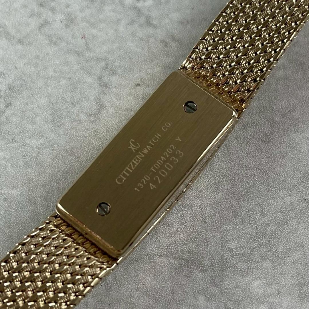 【稼働】CITIZEN クロスシー ソニア・パーク監修 ゴールド レア クオーツ