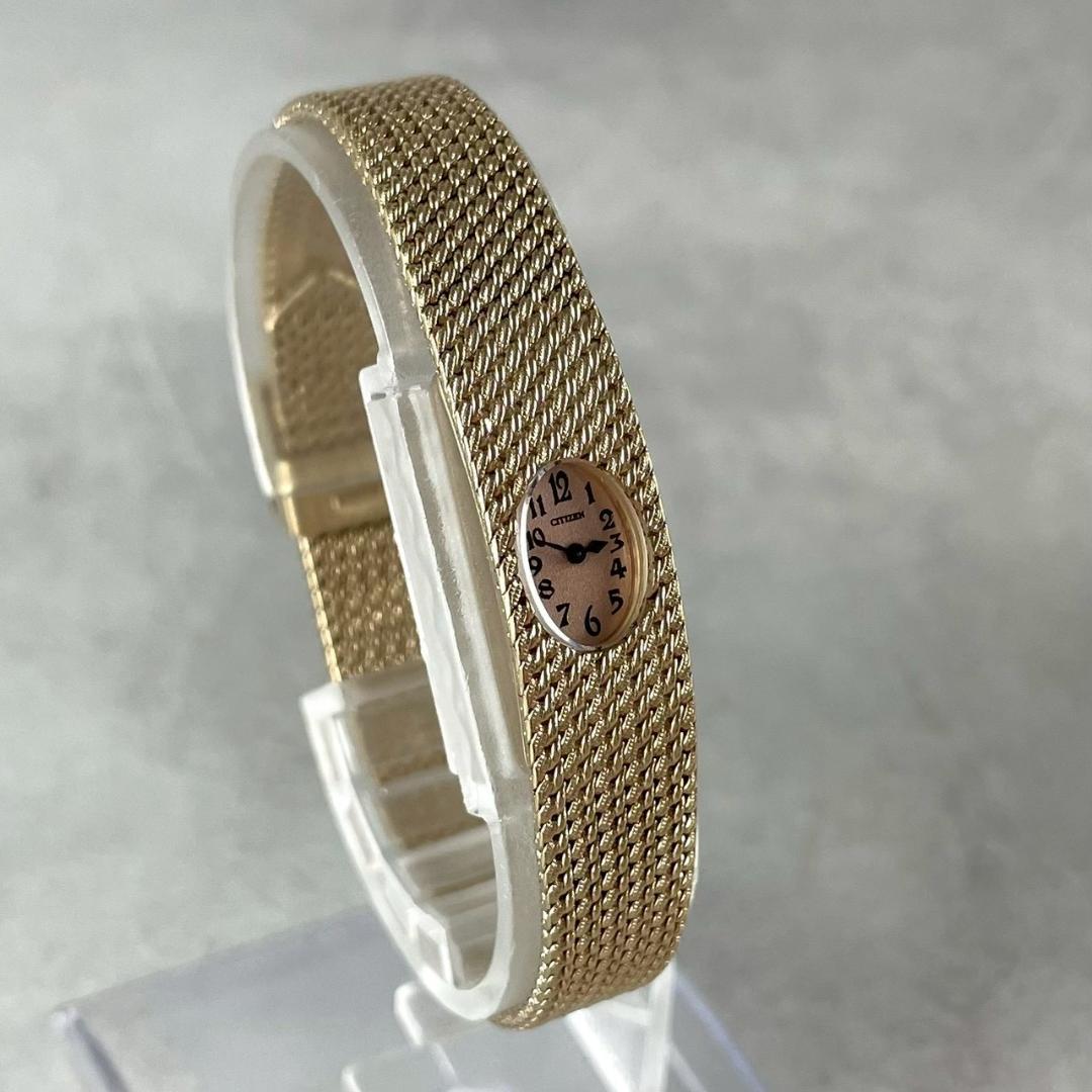 【稼働】CITIZEN クロスシー ソニア・パーク監修 ゴールド レア クオーツ