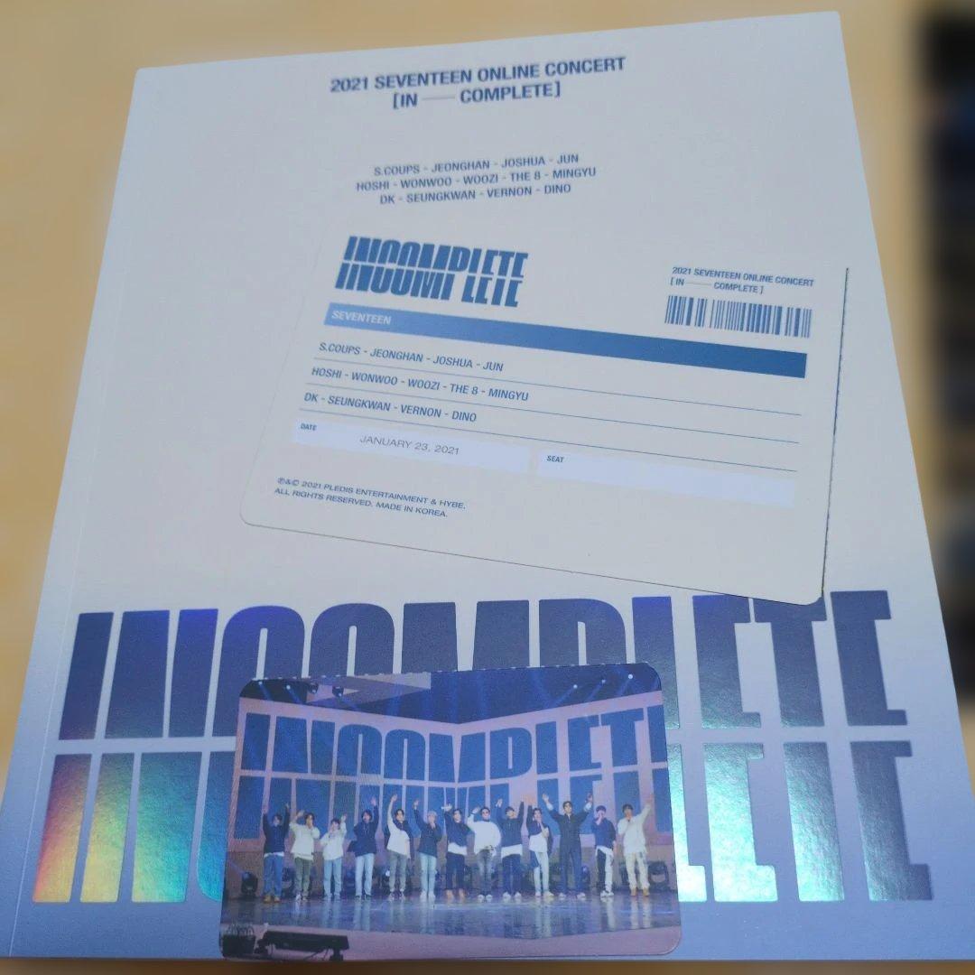 SEVENTEEN INCOMPLETE フォトカードセット