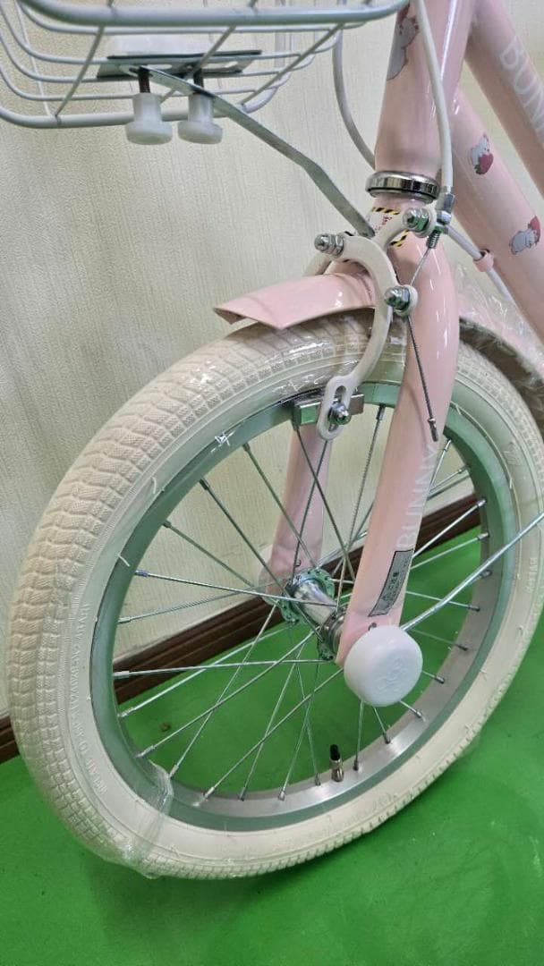 【さくらママ】子供用自転車 BUNNYデザイン 18インチ PINK