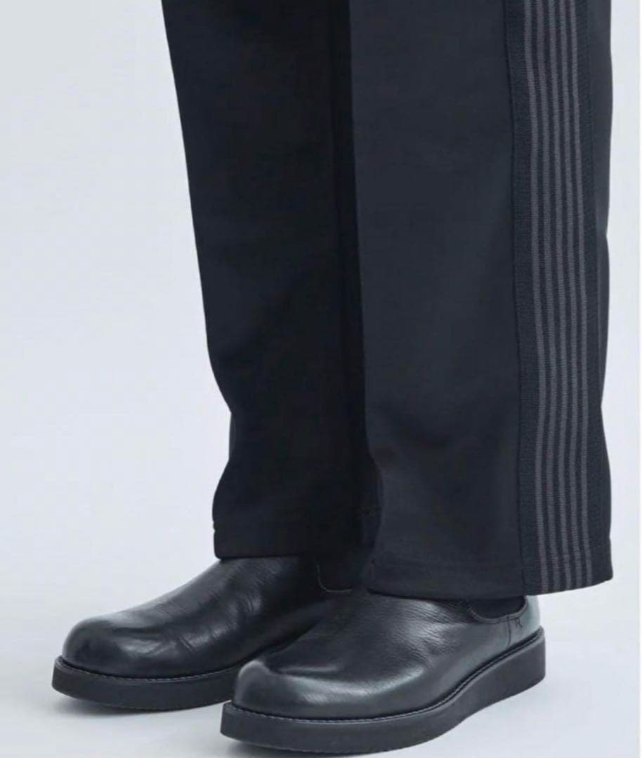 needles studious別注 トラックパンツ ストレート ブラック XS