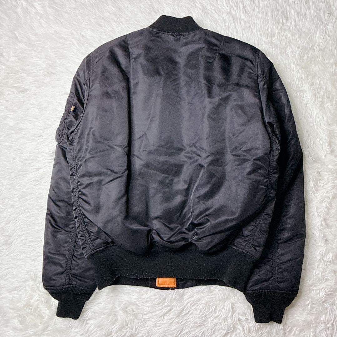 ✨美品✨ アルファ MA-1 フライトジャケット 黒 L y2k 短丈