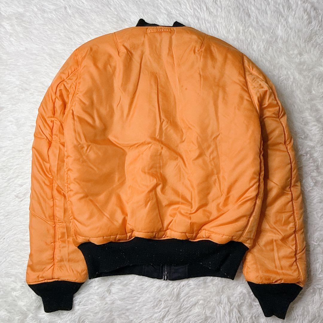 ✨美品✨ アルファ MA-1 フライトジャケット 黒 L y2k 短丈