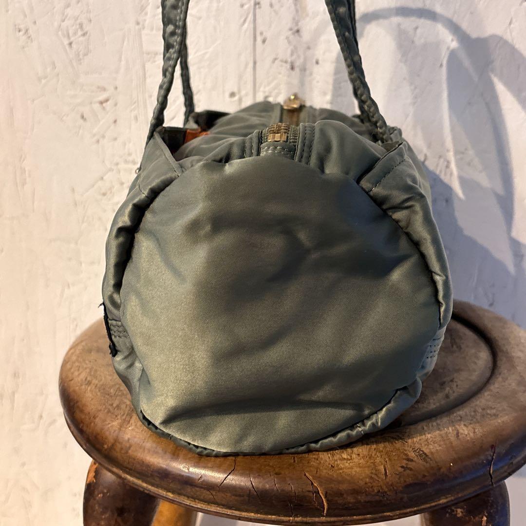 美品✨ PORTER ポーター タンカー　ミニボストンバッグ　セージグリーン