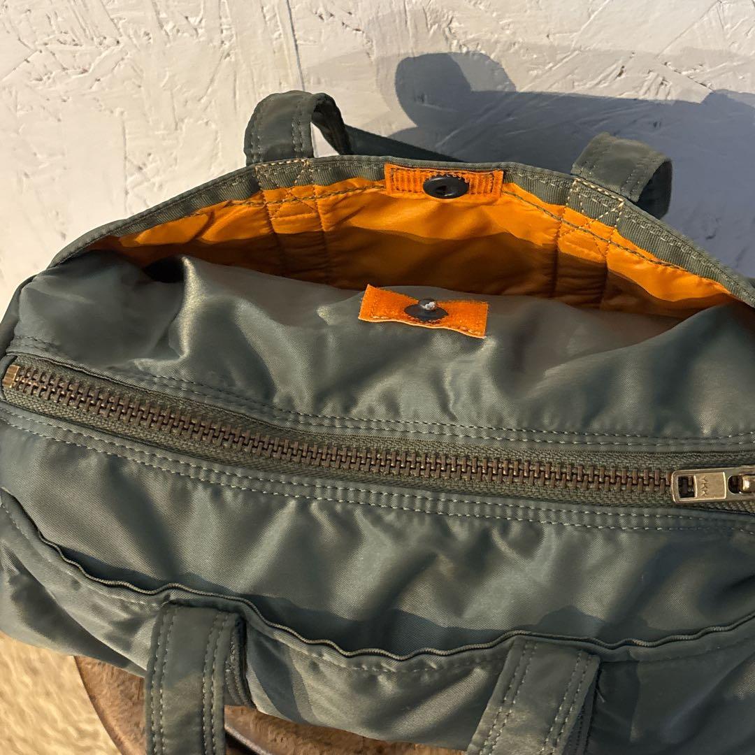 美品✨ PORTER ポーター タンカー　ミニボストンバッグ　セージグリーン