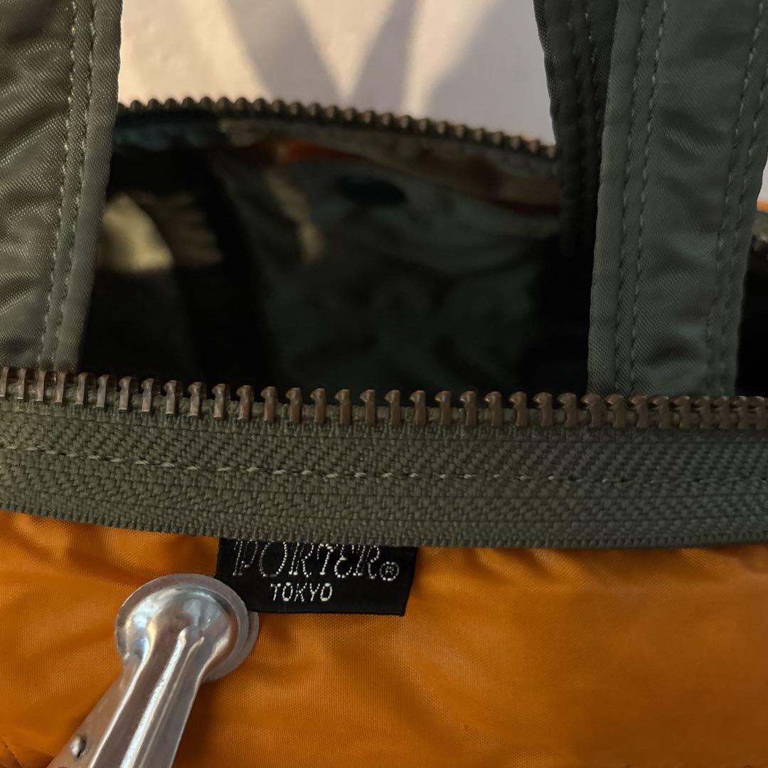美品✨ PORTER ポーター タンカー　ミニボストンバッグ　セージグリーン