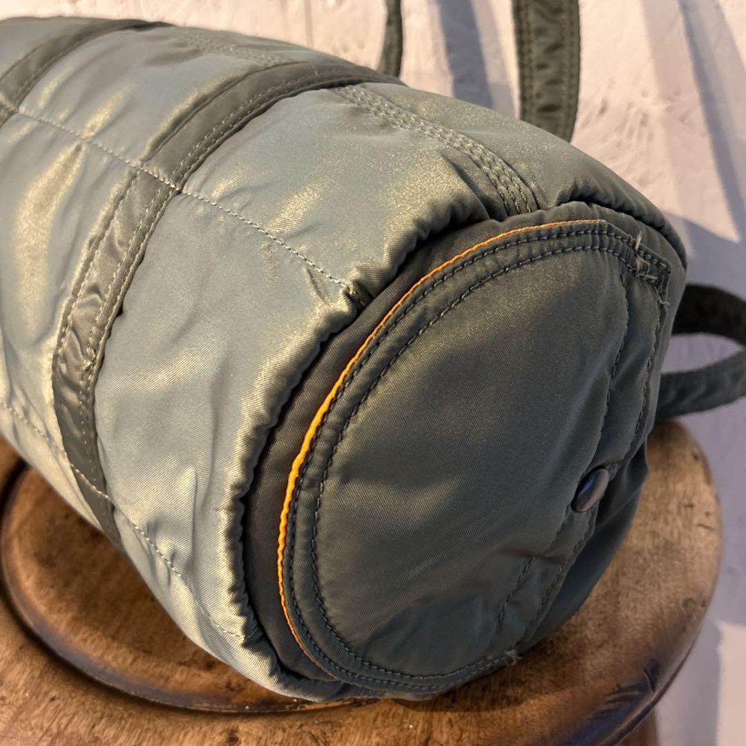 美品✨ PORTER ポーター タンカー　ミニボストンバッグ　セージグリーン