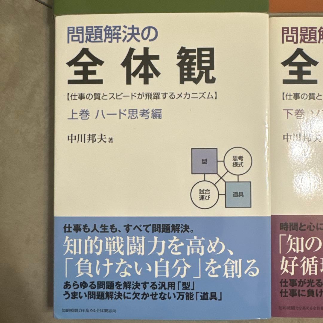 ドキュメント・コミュニケーションの全体観/問題解決の全体観　上下巻4冊セット