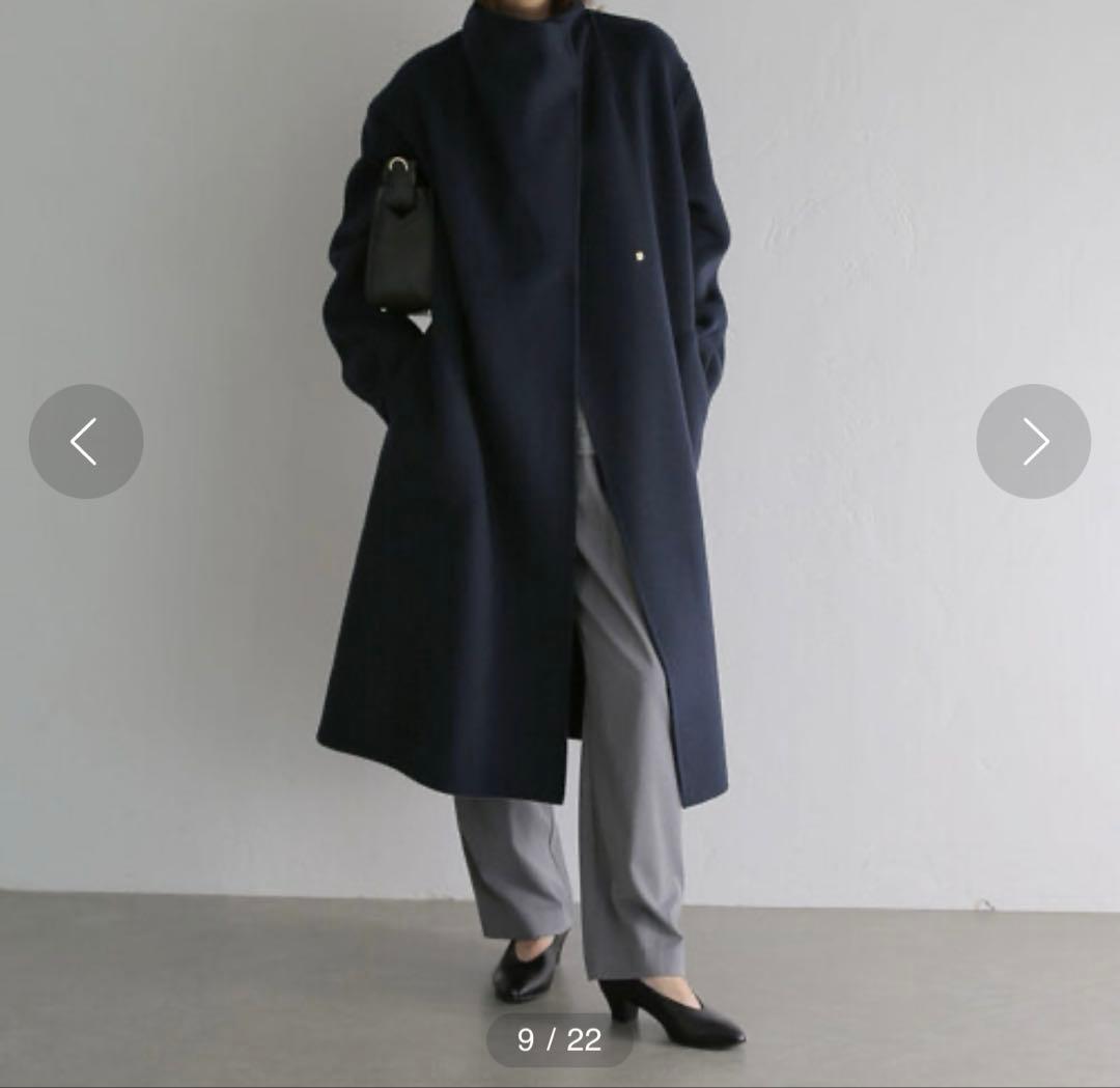 ラトータリテ　リバーハイネックロングコート